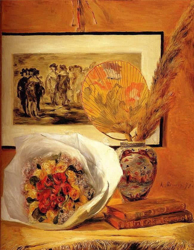 Pierre Auguste Renoir Still Life With Bouquet